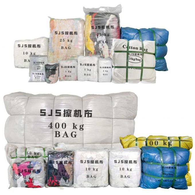 High Cotton Cut Reused Light color cloth rags cleaning cloth scarps rags mix cotton cloth rags for cleaning industry 4