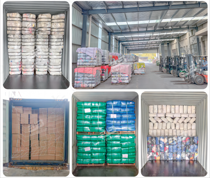 Grade A 30-60cm 100 Cotton Industrial cleaning cut cotton tshirts rags colour tshirt wipers 4