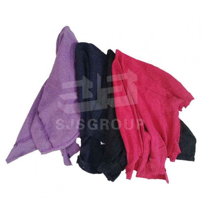 Factory Direct Selling High Quality rags 10kg blocks Industrial Trapo Color Cotton T Shirt Workshop Rags 0