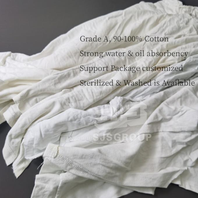 All-Purpose Trapo Industrial 10 Kilos 10Kg 20Kg 25Kg White Color Cotton Rag In 50Kg For Mechanical Workshops & Machinery 0