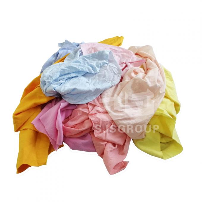 High Cotton Cut Reused Light color cloth rags cleaning cloth scarps rags mix cotton cloth rags for cleaning industry 0