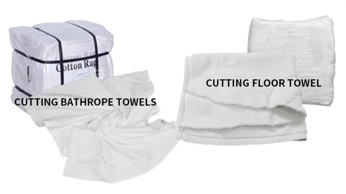 White Terry Towelling Rags Wipe 10kg Cut Reused hotel bathmat and bathrobe towel cotton rags for cleaning 1