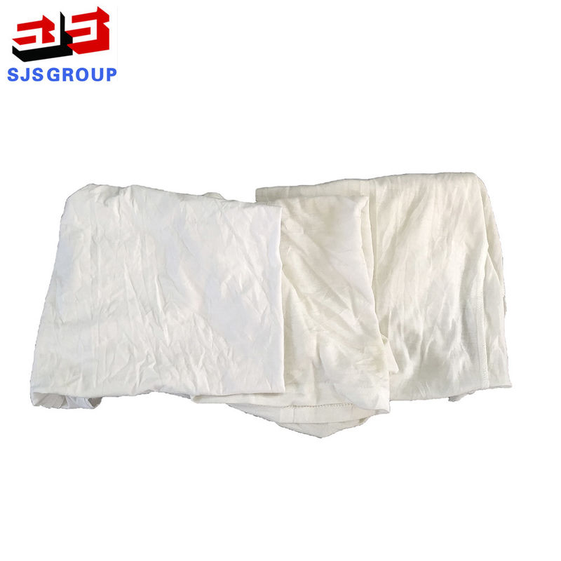 Pure White 40*50cm 100kg/Bale Industrial Cleaning Rags