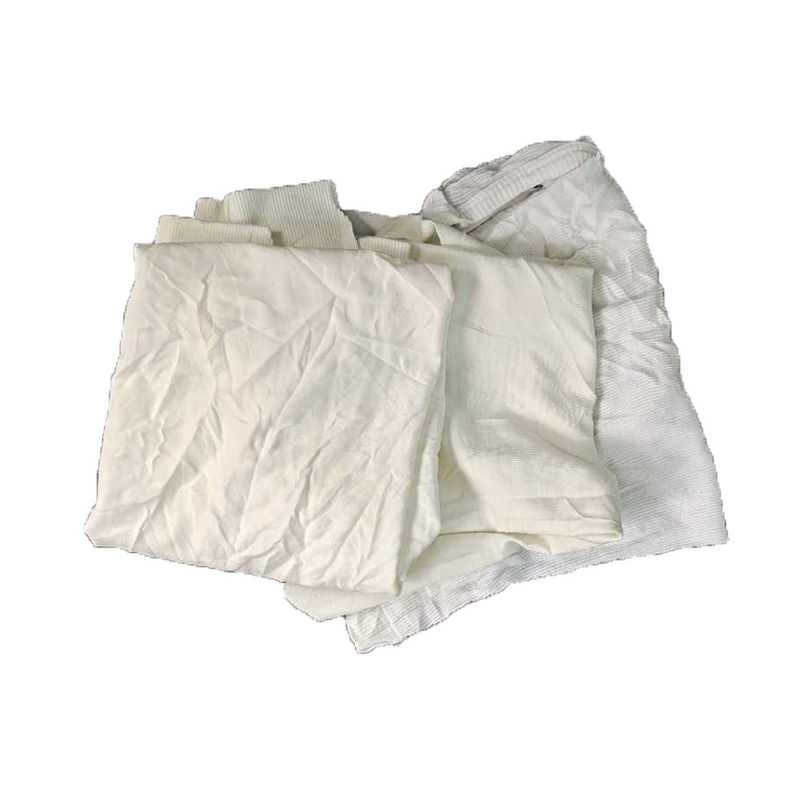 Soft 95% Cotton 20kg/Bale White Cotton Rags