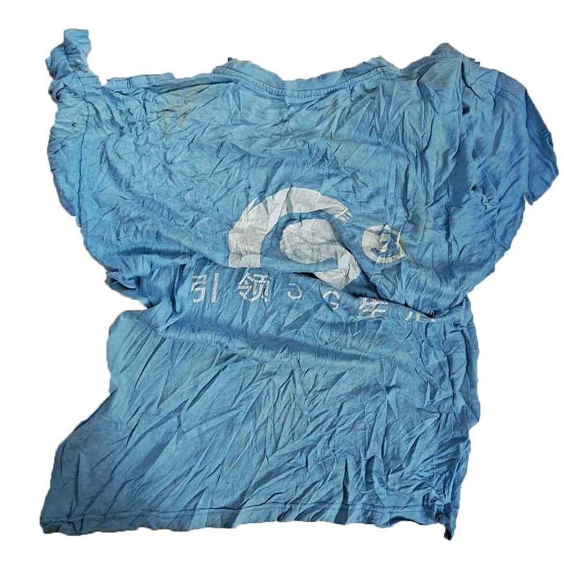 25-55cm 90% Cotton  20kg Dark Colored T Shirt Rags