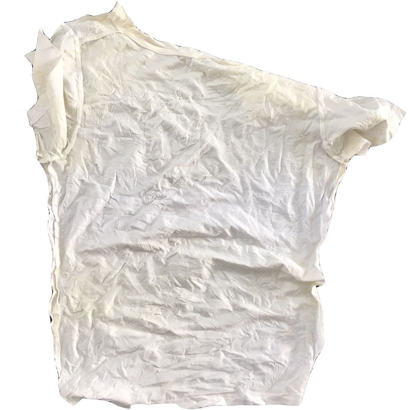 Ship Cleaning Pure Cotton White T Shirt Rags IMPA With No Printings