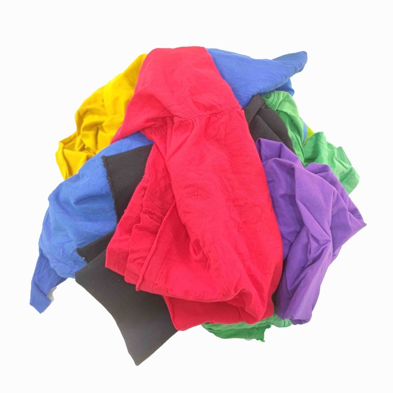 35x60cm Polo Colored Shirts Cut Mixed Cotton Rags