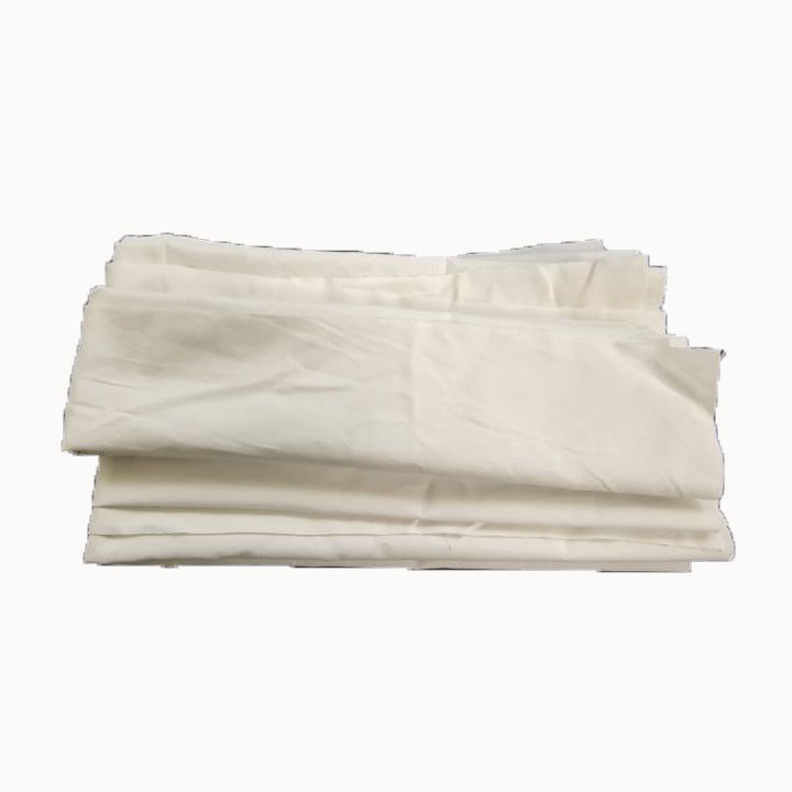 Recycled Bed Sheet White Cotton Rags 44*44cm For Paint Cleaning