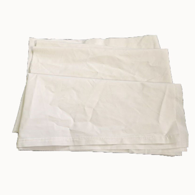 Recycled Bed Sheet White Cotton Rags 44*44cm For Paint Cleaning
