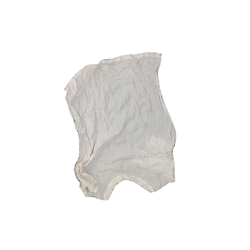 No Logos White Cotton Rags SGS For Machine Cleaning