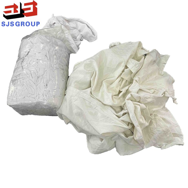Industrial Cleaning No Zipper Marine Cleaning Cotton T Shirt Rags 10kg/Bale