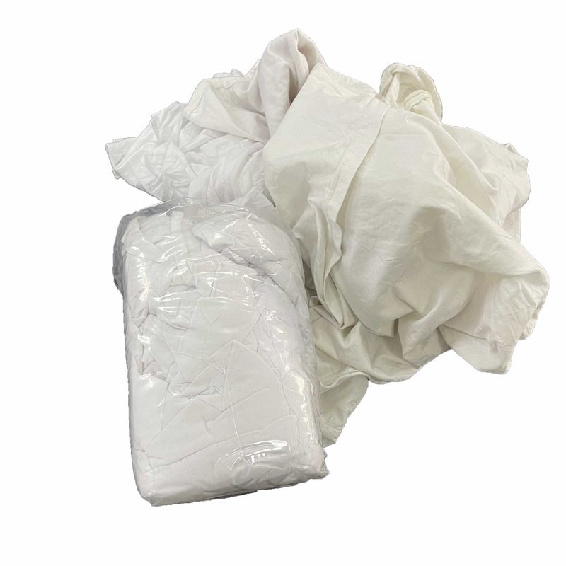 Hot-Selling No Sequin Lint Free White 100 Cotton Cleaning Rags