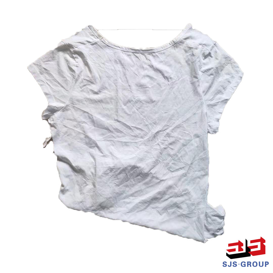 10Kg Package White T Shirt Rags