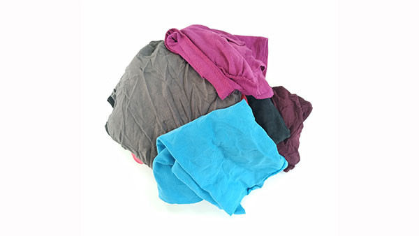 Factory direct sale polo color shirts cut rags for industrial cleaning