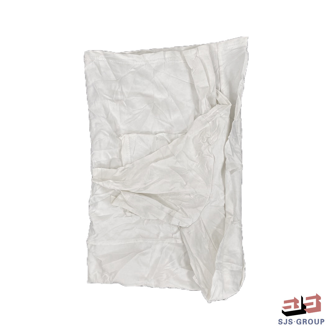 Drop Waste Second Hand 1kg/Bag 60cm White Cotton Rags