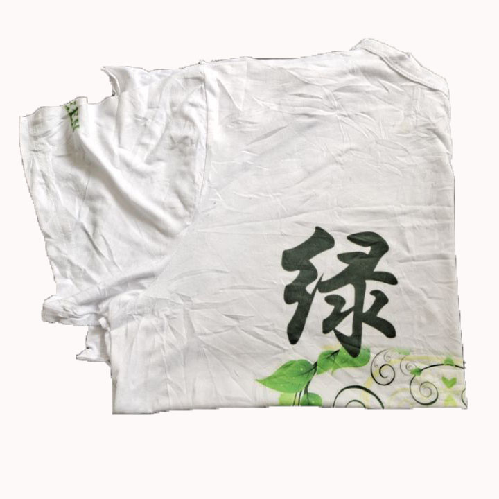 1kg/Bale White T Shirt Rags
