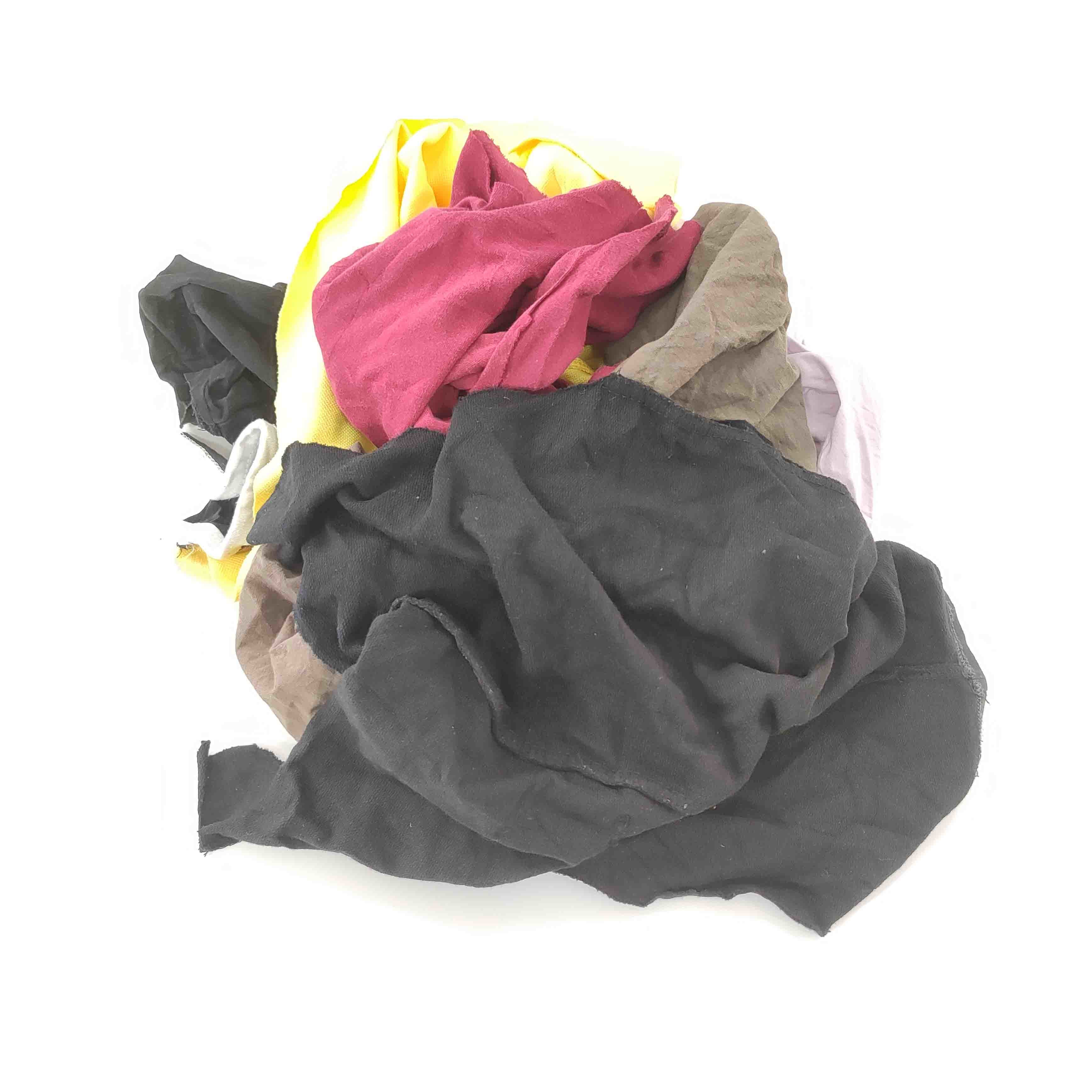 Excellent Adsorption  10kg/Bag 55cm Colored T Shirt Rags