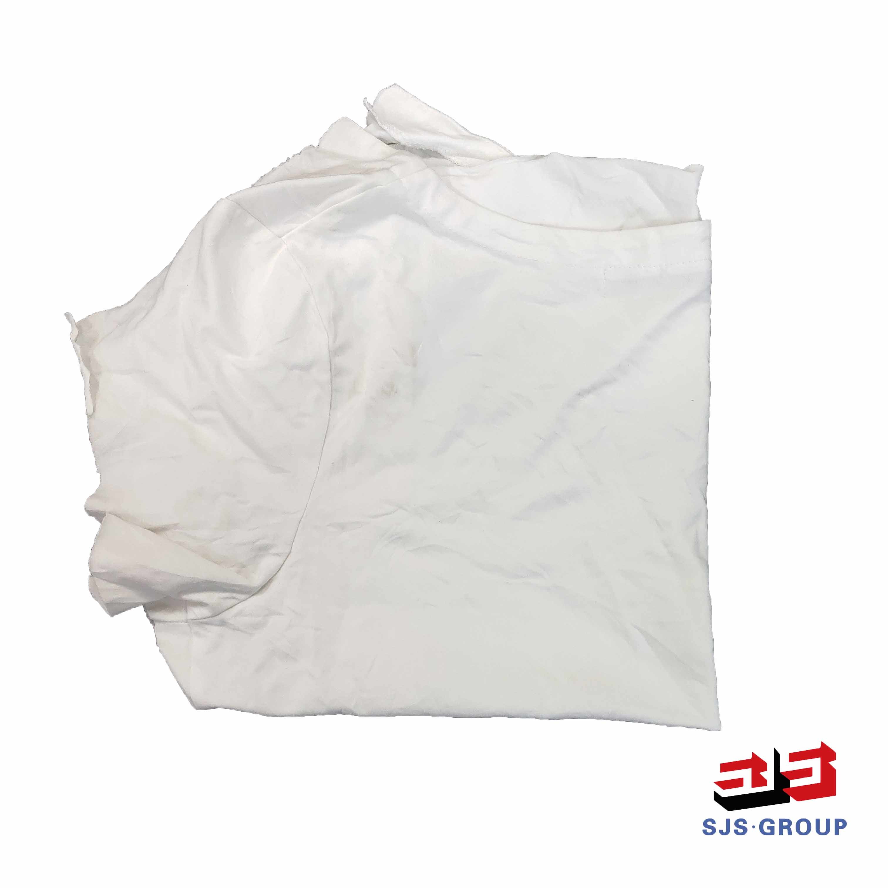 No Logo  Recycled  Reusable Cotton Cleaning Cloths Pure White Color