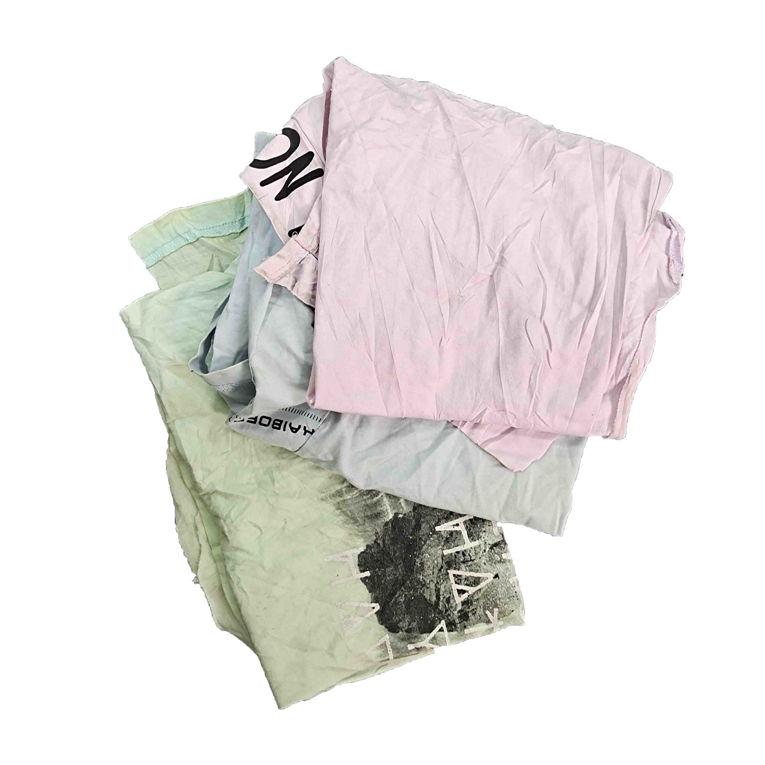Strong Absorbency 85% Cotton 10Kg/Bag Bulk Cleaning Rags