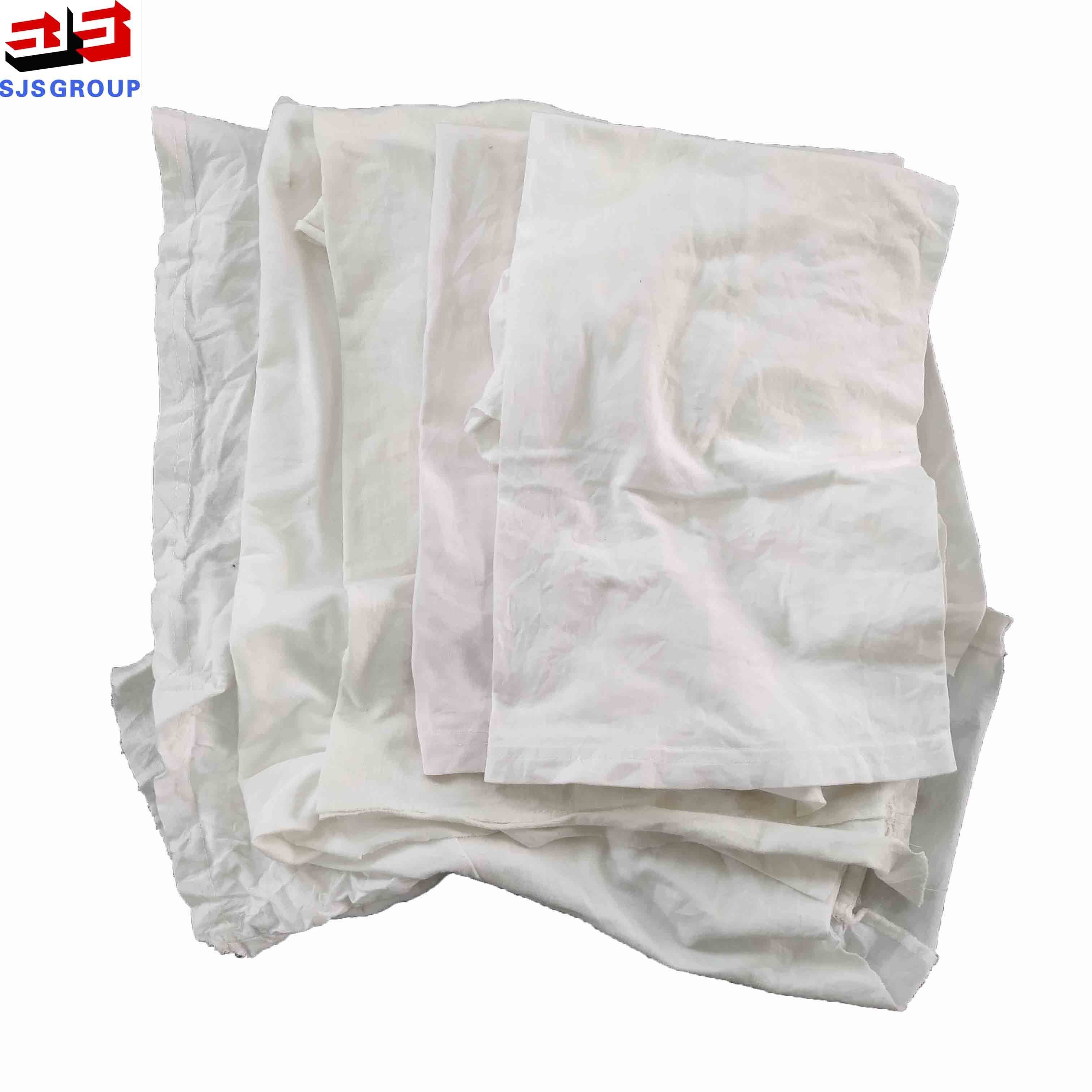 Grade A 5 lbs White Rags Cut Garment Recycling Rags High Grade ...