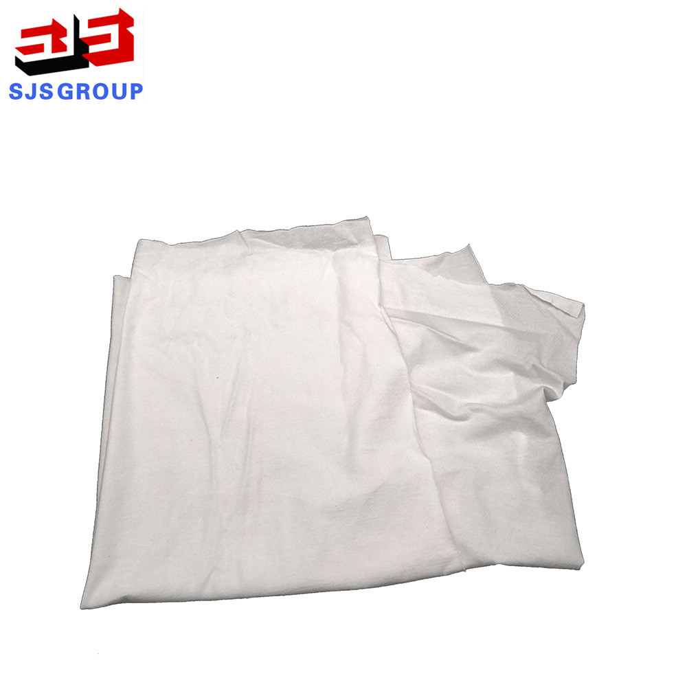 Plain White 2kg/Bag 80cm Industrial Wiping Rags