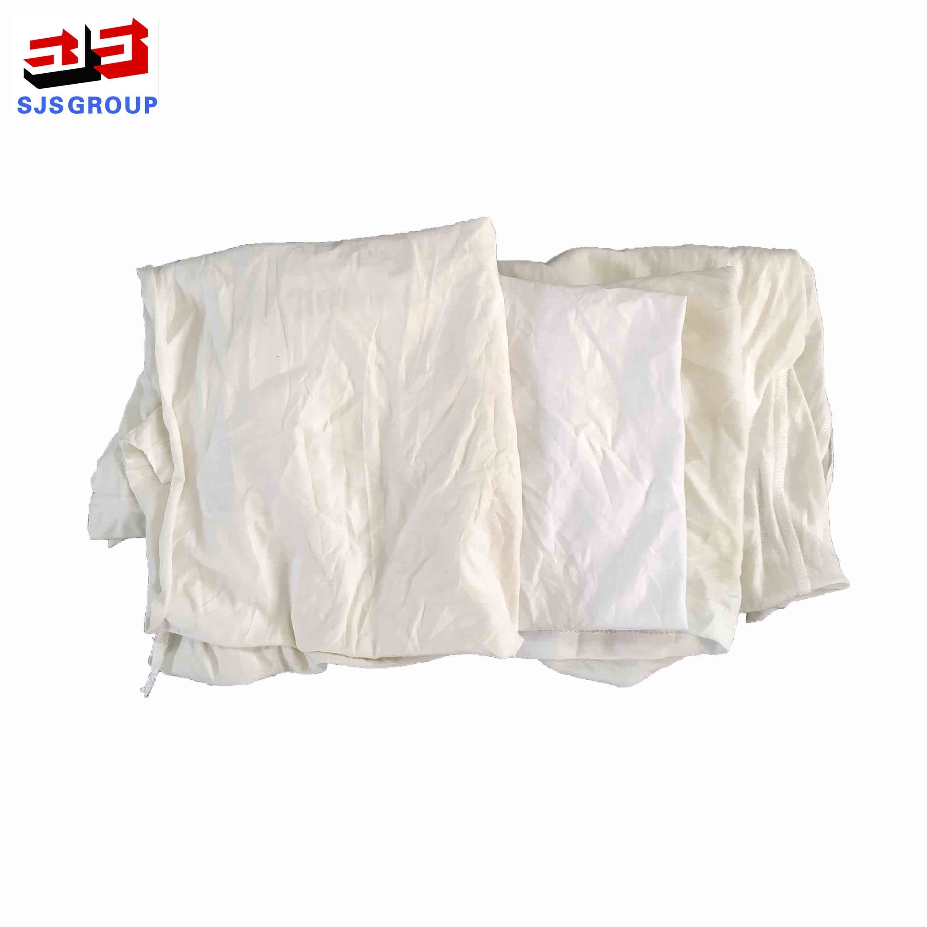 25kg/Bale 25*55cm Pure Cotton T Shirt Rags