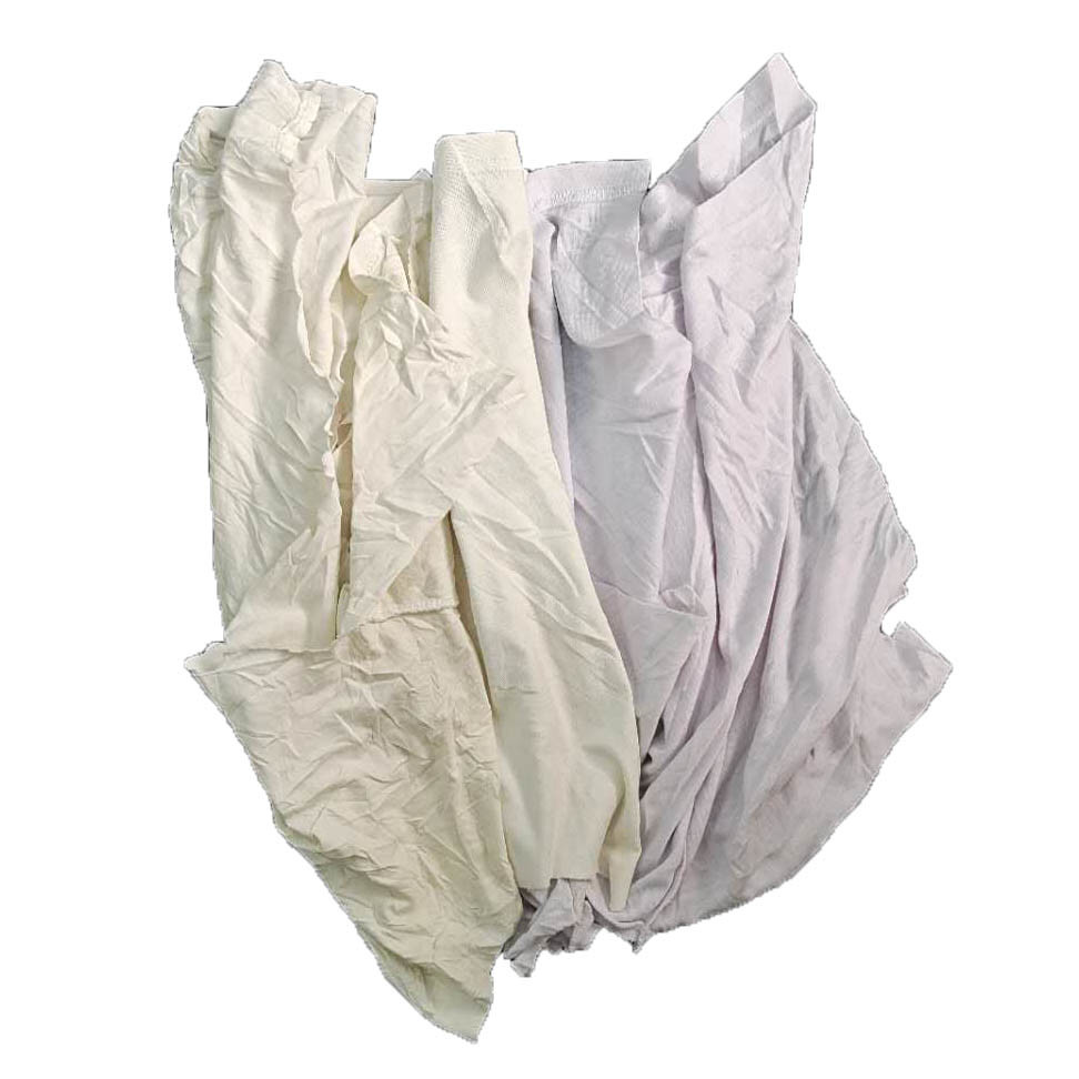 25Cm 95% Cotton 10kg/Bale Reclaimed Cotton T Shirt Rags