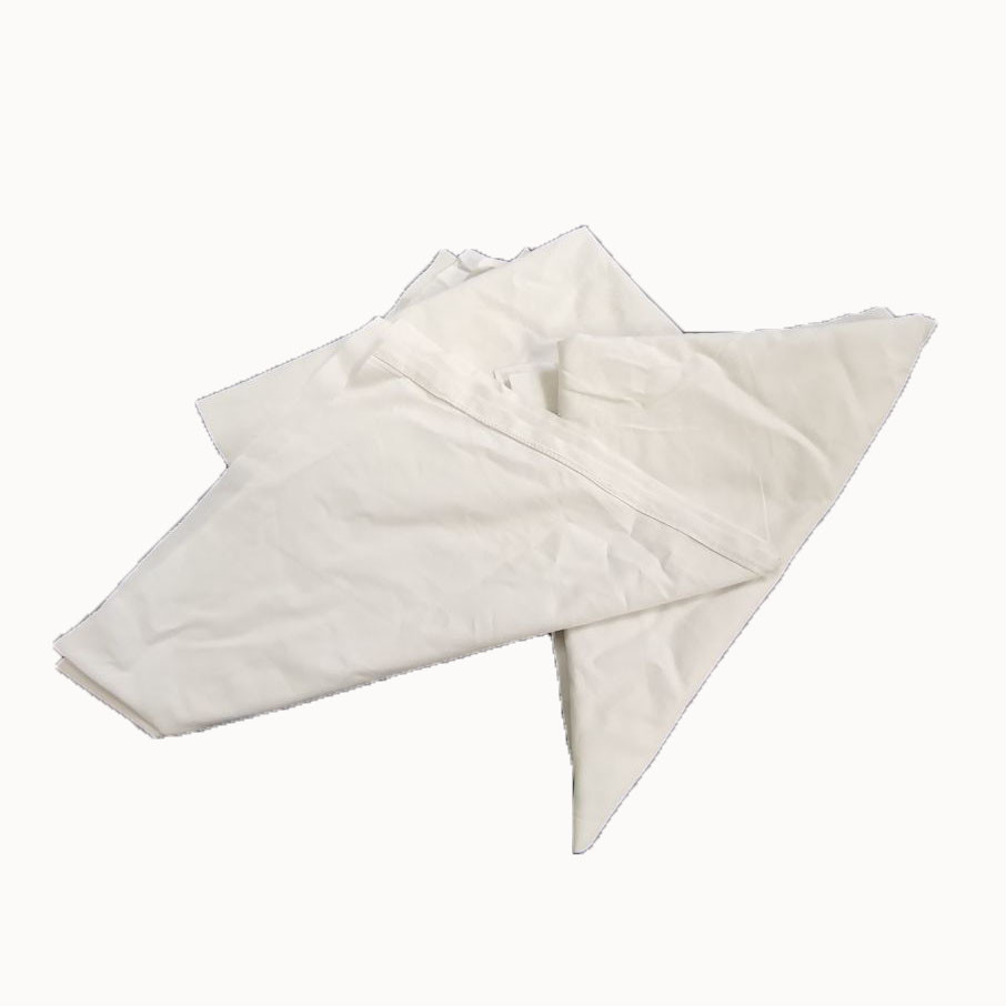 Marine Cleaning White Bed Sheet Recycled Cotton Rags 49*49cm